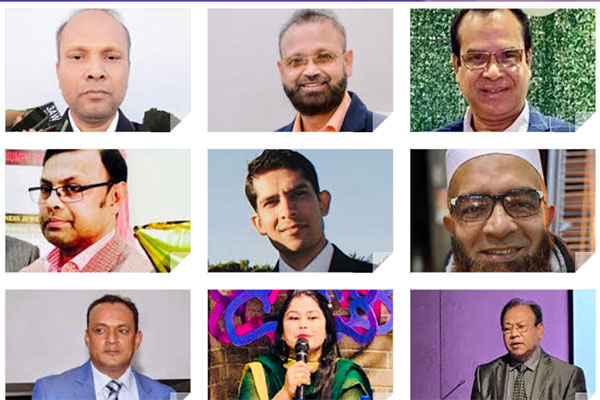 সিডনি প্রেস অ্যান্ড মিডিয়া কাউন্সিলের ৯ সদস্যের কার্যকরী পরিষদ 