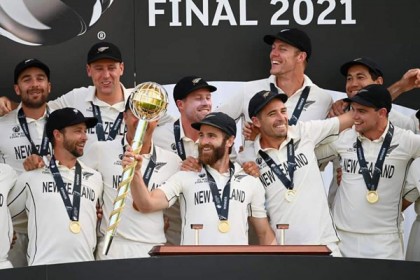 ভারতকে হারিয়ে টেস্টের প্রথম বিশ্বচ্যাম্পিয়ন নিউজিল্যান্ড

