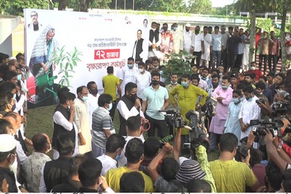 প্রতিষ্ঠাবার্ষিকীতে বরিশালে ৭২ হাজার গাছের চারা রোপণ কর্মসূচি আওয়ামী লীগের 