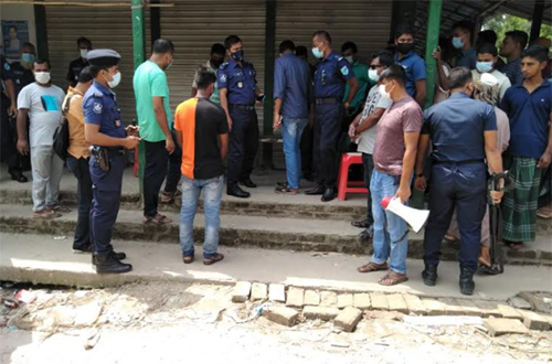 বালিয়াকান্দিতে পুলিশের উপর হামলার ঘটনায় মামলা দায়ের