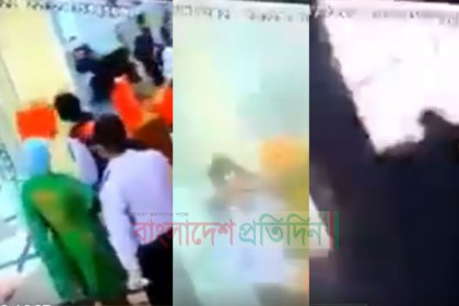 সিসিটিভি ফুটেজে মগবাজারের বিস্ফোরণ (ভিডিও)