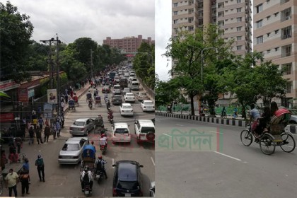 গণপরিবহন বন্ধ, পথে পথে ভোগান্তি, রিকশা-সিএনজির ভাড়া দ্বিগুণ-তিনগুণ