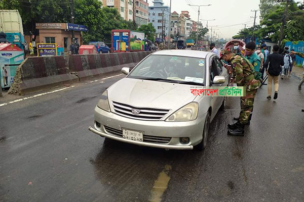 দেশব্যাপী ‘কঠোর লকডাউন’ : মাঠে নিরাপত্তাবাহিনীর অবস্থান