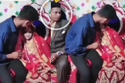 বিয়েতে বরের সামনেই কনের সঙ্গে ‘লজ্জাজনক’ কীর্তি যুবকের, ভিডিও ভাইরাল!