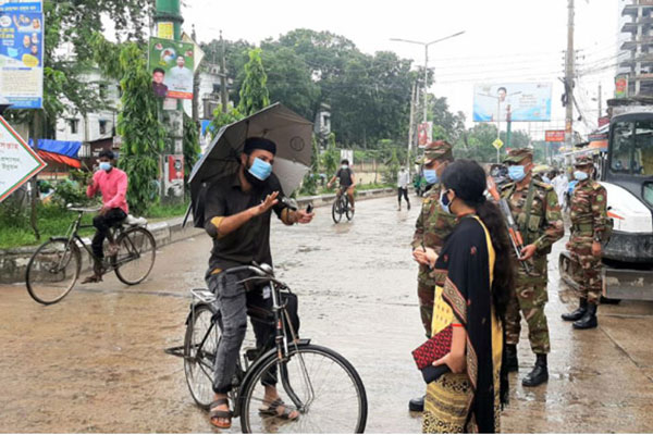 ময়মনসিংহে লকডাউনে ৫২৫ মামলায় ৪ লাখ টাকা জরিমানা