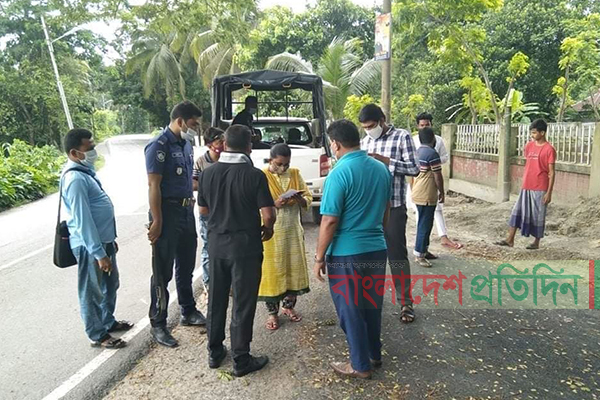 বোয়ালমারীতে লকডাউনের দ্বিতীয় দিনে ১৩ জনকে জরিমানা