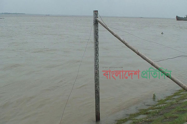 পাহাড়ি ঢলে সিরাজগঞ্জ পয়েন্টে বাড়ছে যমুনার পানি 