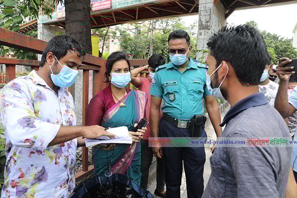 বিধি না মানায় রাজধানীতে ৮৫৫টি মামলা, জরিমানা ১৯ লাখ টাকা

