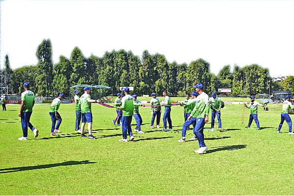 জিম্বাবুয়েতে বাংলাদেশ দলের অনুশীলন