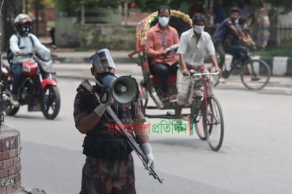 লকডাউনের তৃতীয় দিনে দুপুর পর্যন্ত গ্রেফতার ১৮৪ 


