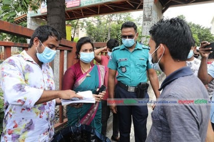 বিধি না মানায় রাজধানীতে ৮৫৫টি মামলা, জরিমানা ১৯ লাখ টাকা

