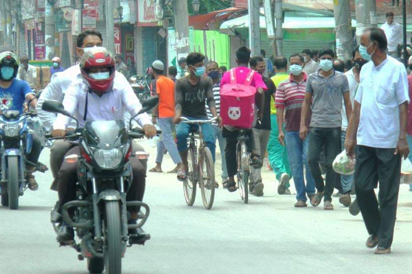 সব বন্ধ থাকলেও রাজশাহীর সড়কে চলাচল বাড়ছে 