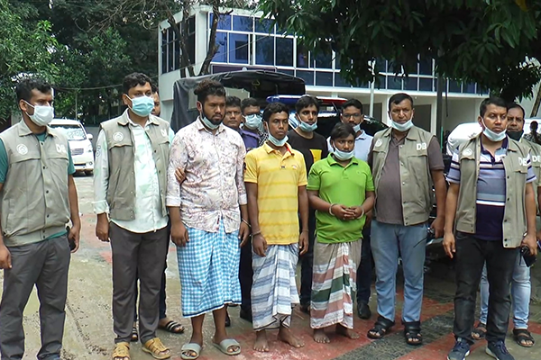 নরসিংদীতে হত্যা মামলার ৫ আসামি গ্রেফতার
