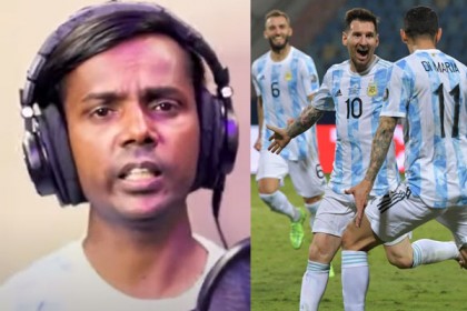 আর্জেন্টিনার সমর্থনে মেসিকে নিয়ে গাইলেন হিরো আলম (ভিডিও)