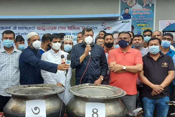 যতদিন মহামারি থাকবে যতদিন মানুষের সেবা করে যাবে যুবলীগ : নিখিল

