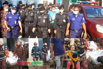 আগুনের ঘটনায় কারো গাফিলতি থাকলে কঠোর ব্যবস্থা : র‌্যাব ডিজি