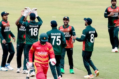 সাকিবের ঘূর্ণিতে জিম্বাবুয়েকে বড় ব্যবধানে হারাল টাইগাররা