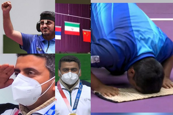 অলিম্পিকে রেকর্ড গড়ে সোনা জিতলেন ইরানি শুটার