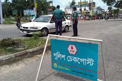 সিলেটে পুলিশের ৪৬ চেকপোস্ট, ৯৭ টহল টিম