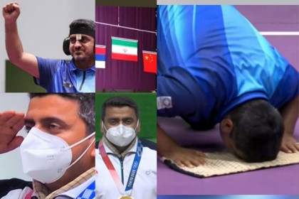 অলিম্পিকে রেকর্ড গড়ে সোনা জিতলেন ইরানি শুটার