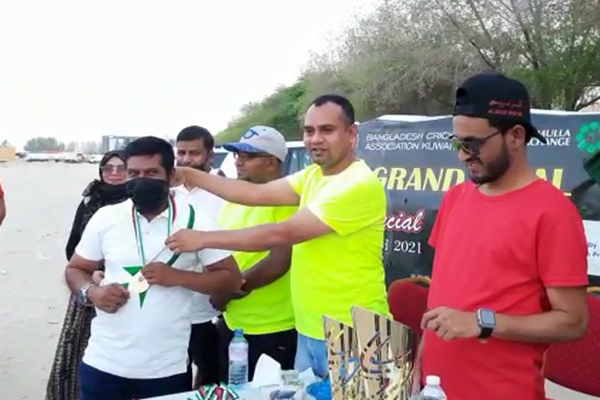 কুয়েতে টি-টোয়েন্টি প্রীতি ম্যাচে ক্রিকেট এসোসিয়েশনের জয়