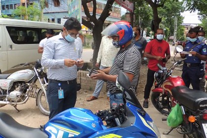 ঝিনাইদহে ৮৬ মামলায় ৪৩ হাজার টাকা জরিমানা 