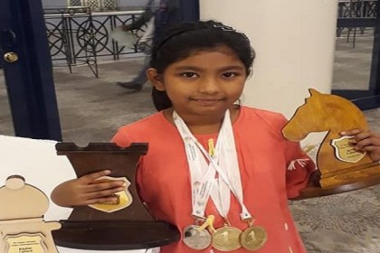 এশিয়ান স্কুল দাবায় স্বর্ণ জিতলেন খুশবু 