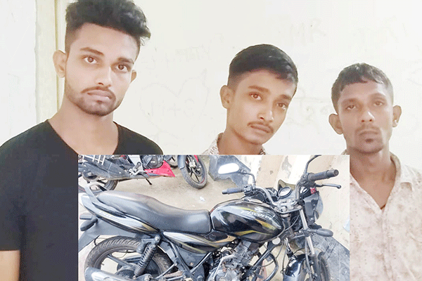 গৌরনদীতে চুরি হওয়া মোটরসাইকেল উদ্ধার, গ্রেফতার ৩