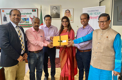 মুজিববর্ষ এবং স্বাধীনতার সুবর্ণ জয়ন্তীতে পররাষ্ট্রমন্ত্রীর ‘ধন্যবাদ জ্ঞাপনপত্র’