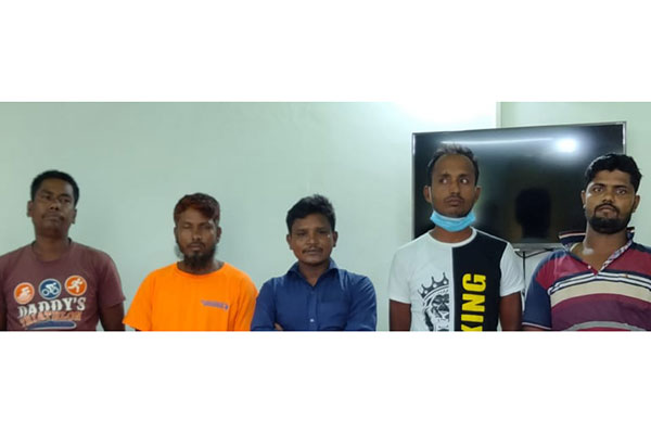 কুড়িগ্রামে  
৫ জুয়াড়ী আটক 