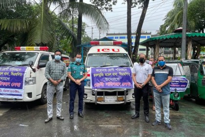 চট্টগ্রামে পুলিশ দেবে বিনামূল্যে আইসিইউ অ্যাম্বুলেন্স সার্ভিস

