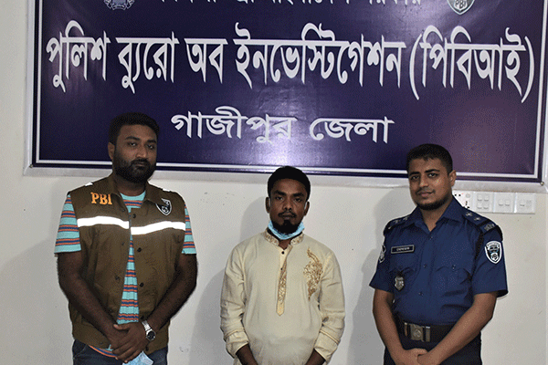 শ্রীপুরে খুনের ঘটনায় জড়িত ৫ জনকে গ্রেফতার