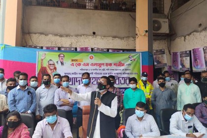 বঙ্গবন্ধুর বাংলাদেশকে দৃঢ়তার সাথে এগিয়ে নিয়ে যাচ্ছেন শেখ হাসিনা : এনামুল হক শামীম