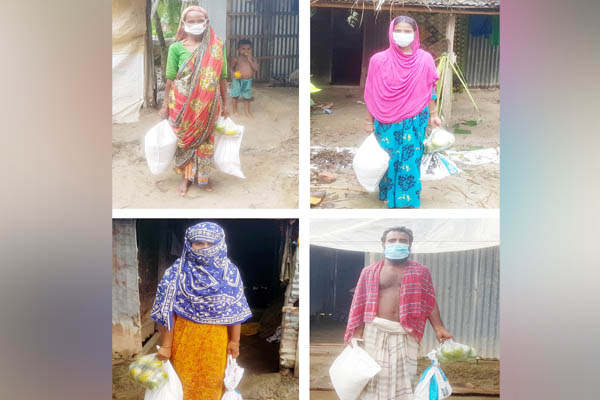 সিংড়ায় ৩৩৩ নম্বরে ফোন করে খাদ্য সহায়তা পেয়েছে ১৮৯ পরিবার