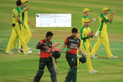 খেলা দেখানোর দাবিতে টুইটারে জরিপ শুরু সাবেক অস্ট্রেলিয়ান ক্রিকেট তারকার
