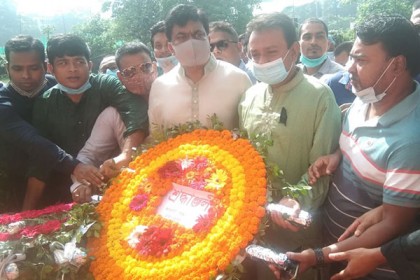 শেখ কামালের জন্মদিনে মহানগর দক্ষিণ স্বেচ্ছাসেবক লীগের শ্রদ্ধা

