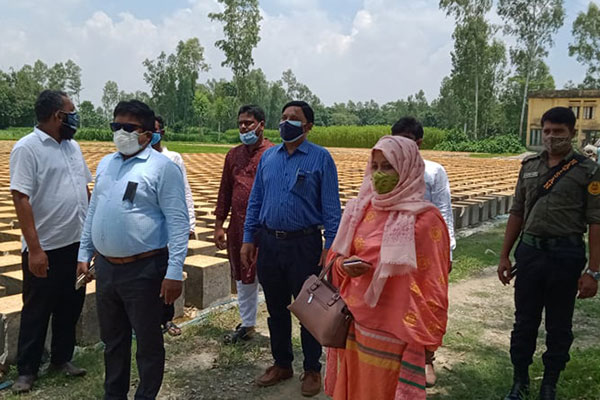 সোনাতলায় বাঙালি নদী 
শাসন প্রকল্পের কাজ পরিদর্শন 
