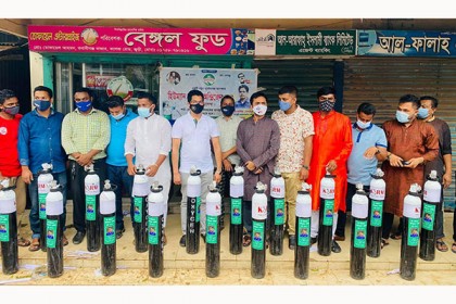 জুড়ী-বড়লেখায় ভরসা জাকিরের ‘ফ্রি হিউম্যান অক্সিজেন সার্ভিস’

