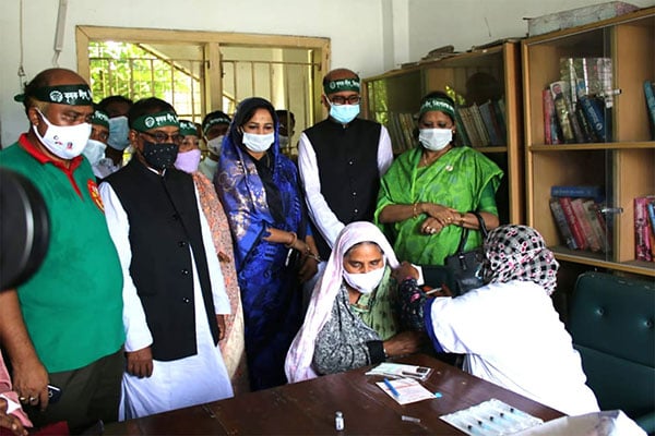 টিকা কেন্দ্র মনিটরিং কমিটির কার্যক্রমকে উৎসাহিত ও পর্যবেক্ষণে কিশোরগঞ্জে কৃষক লীগ
