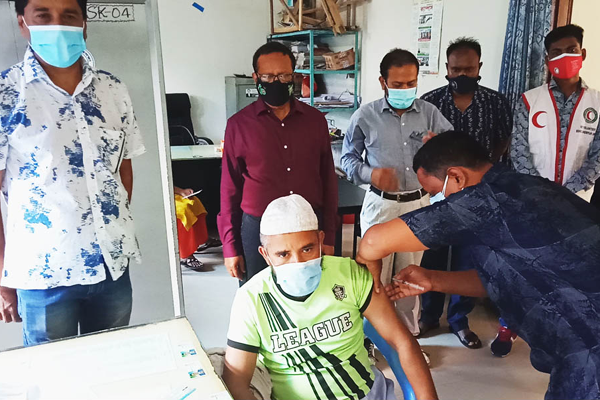 শেরপুরে করোনার গণটিকা কার্যক্রম শুরু
