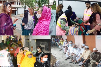 নারায়ণগঞ্জের ১৩নং ওয়ার্ডে টিকা নিলেন ৬০০ জন, স্বেচ্ছাশ্রমে 'টিম খোরশেদ' 


