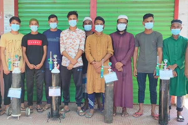 বিশ্বনাথ উপজেলায় ফ্রি অক্সিজেন সেবা চালু