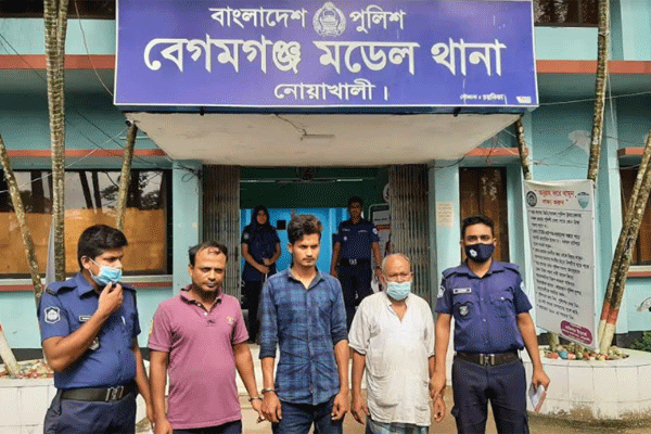 বেগমগঞ্জে থানায় অভিযোগ করায় গুলি করে হত্যা, গ্রেফতার ৩ 