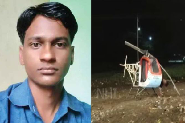 নিজের হাতে বানানো হেলিকপ্টার প্রাণ কেড়ে নিল যুবকের