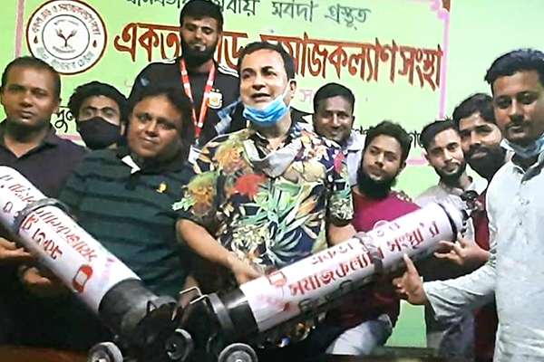 রূপগঞ্জে ফ্রি অক্সিজেন সেবার উদ্বোধন