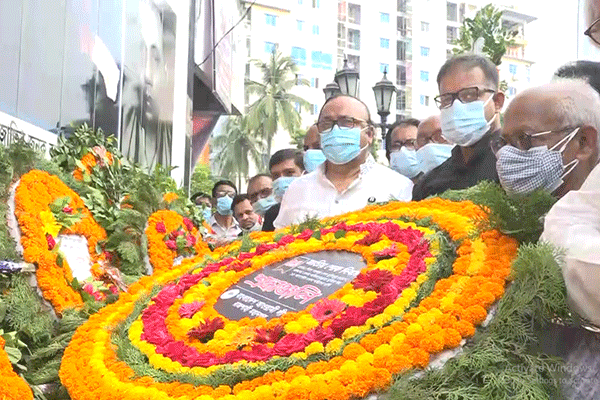 রাজশাহীতে শোক আর শ্রদ্ধায় বঙ্গবন্ধুকে স্মরণ 