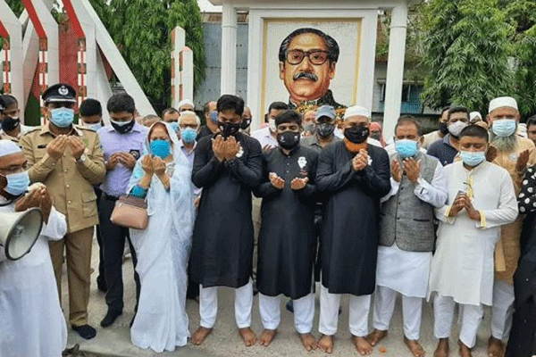 শাজাহানপুরে বিনম্র শ্রদ্ধায় জাতীয় শোক দিবস পালিত