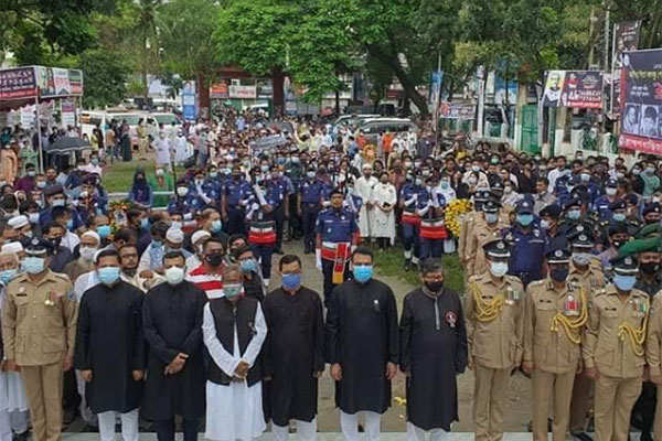 ব্রাহ্মণবাড়িয়ায় জাতির পিতার প্রতি শ্রদ্ধা