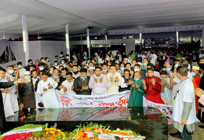 আওয়ামী মটর চালক লীগের জাতীয় শোক দিবস পালন