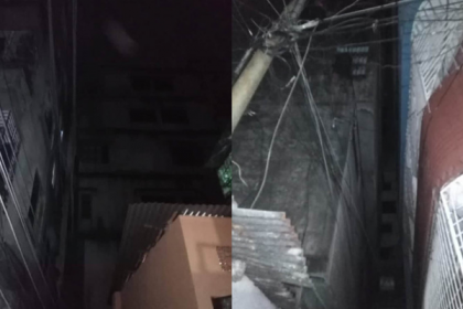 পুরান ঢাকায় হেলে পড়েছে ৬ তলা ভবন
